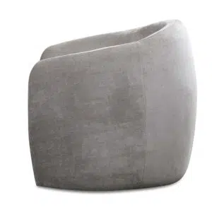 Platinum Grey Modern Fabric Armchair Comfort