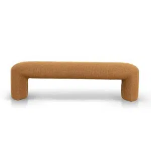Ulora 1.5m Ottoman Bench – Brown Boucle Multi-Functional Durable Design