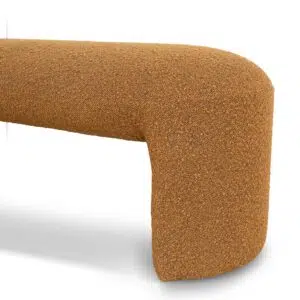Ulora 1.5m Ottoman Bench - Brown Boucle, Multifunctional, Sturdy, Comfortable, Space-Saving