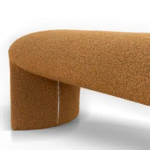 Ulora 1.5m Ottoman Bench in Brown Boucle – Sturdy, Versatile Design