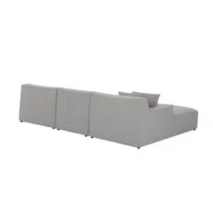 Ryven 3 Seater Left Chaise Sofa – Clay Grey, Elegant Design, Comfortable