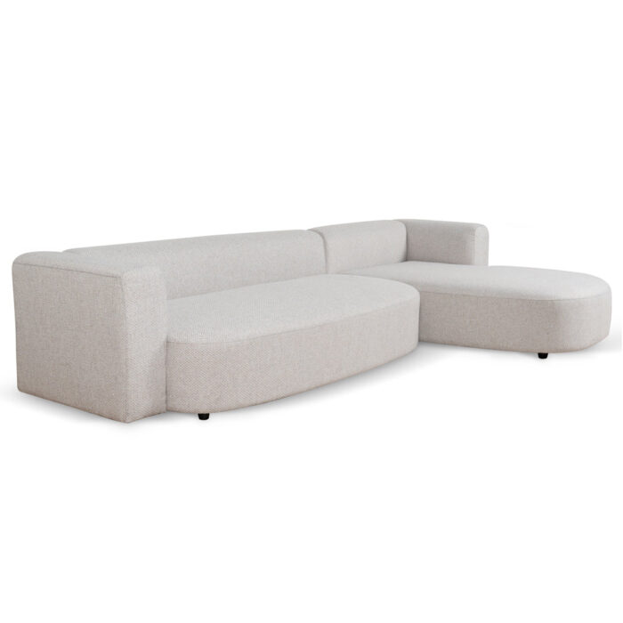 Avery Right Chaise Sofa in Sterling Sand