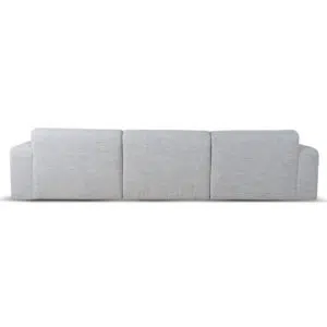 Eno 4 Seater Fabric Sofa Fog Grey Durable Modern Design
