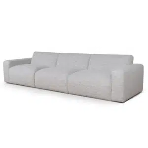 Eno 4 Seater Fabric Sofa in Fog Grey