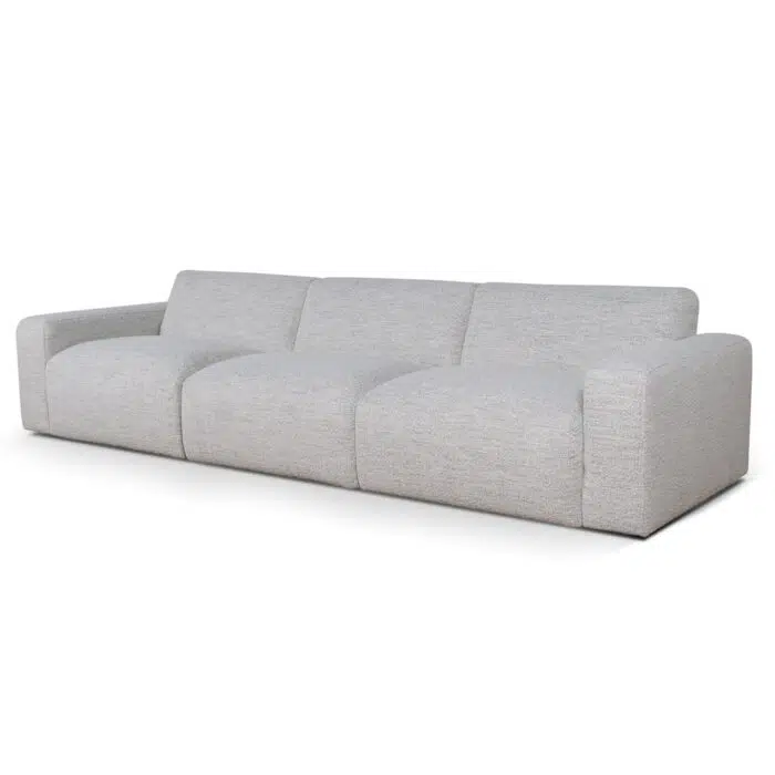 Eno 4 Seater Fabric Sofa – Fog Grey