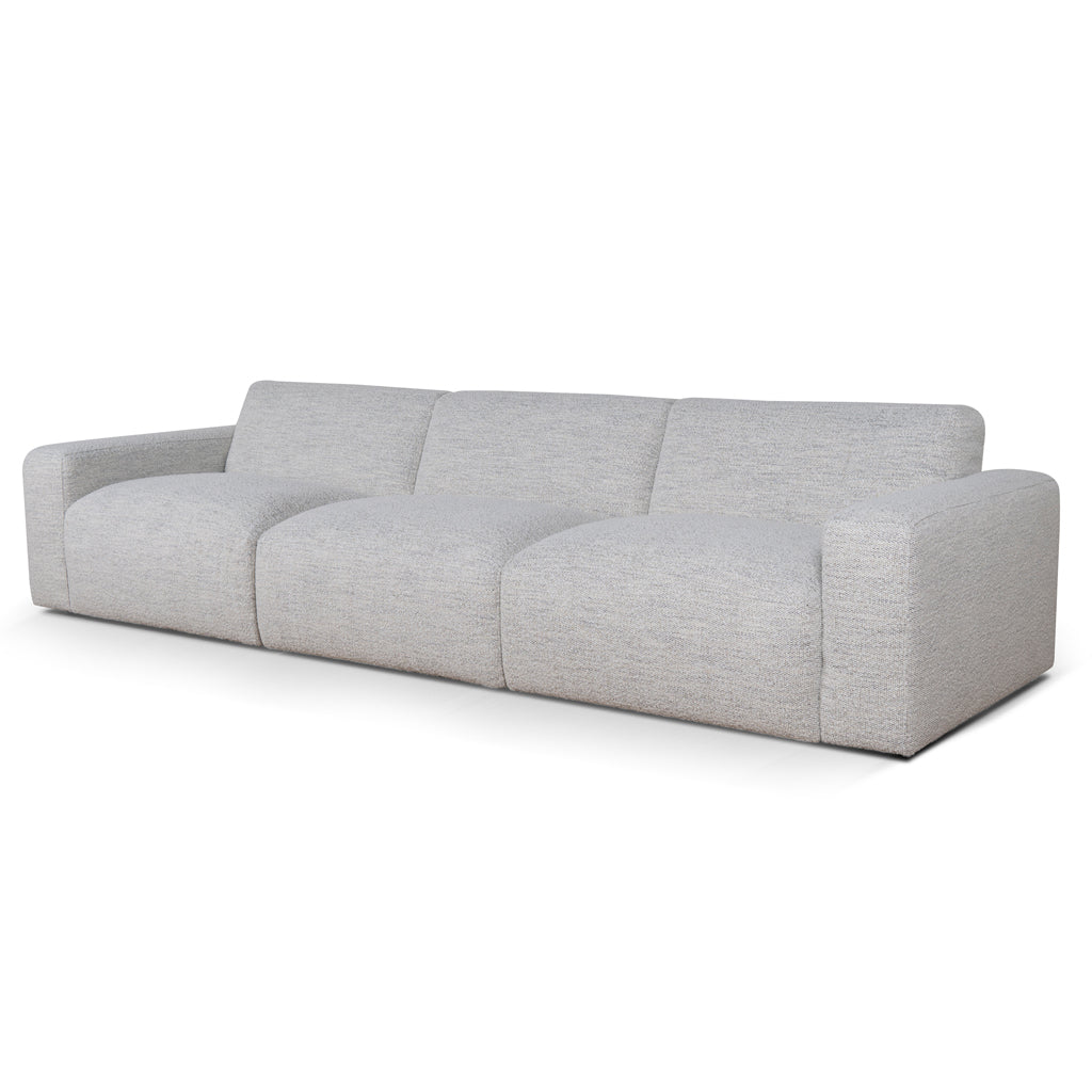 Eno 4 Seater Fabric Sofa in Fog Grey