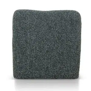 Green Boucle Lounge Chair - Elegant Upholstery & Pine Frame