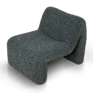 Liven Green Boucle Lounge Chair – Modern Elegance