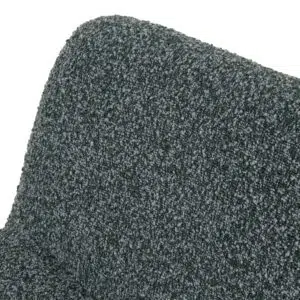 Green Boucle Lounge Chair - Durable Pine Frame Comfort