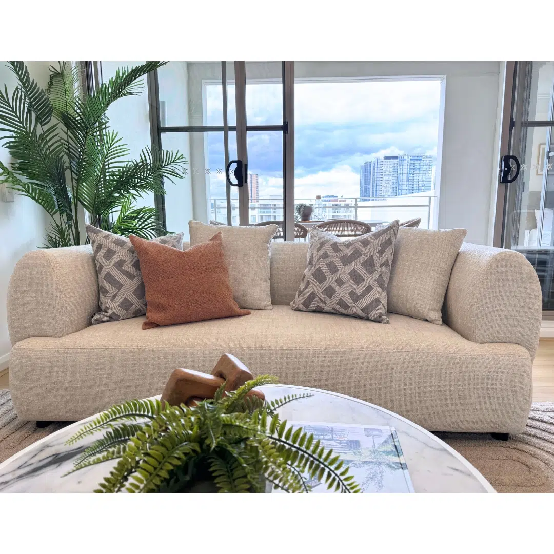 Luna 3 Seater sofa – Cream