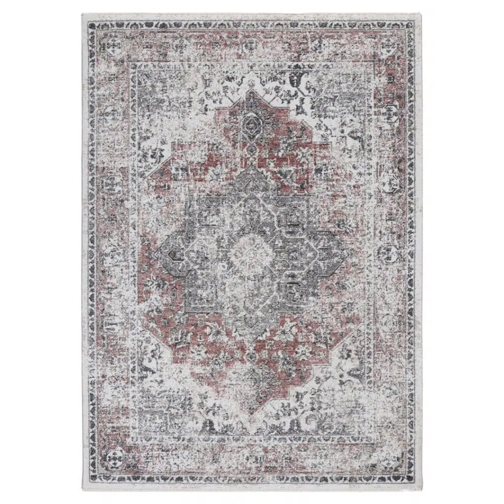 Provence Abstract Cream Light Grey Rug