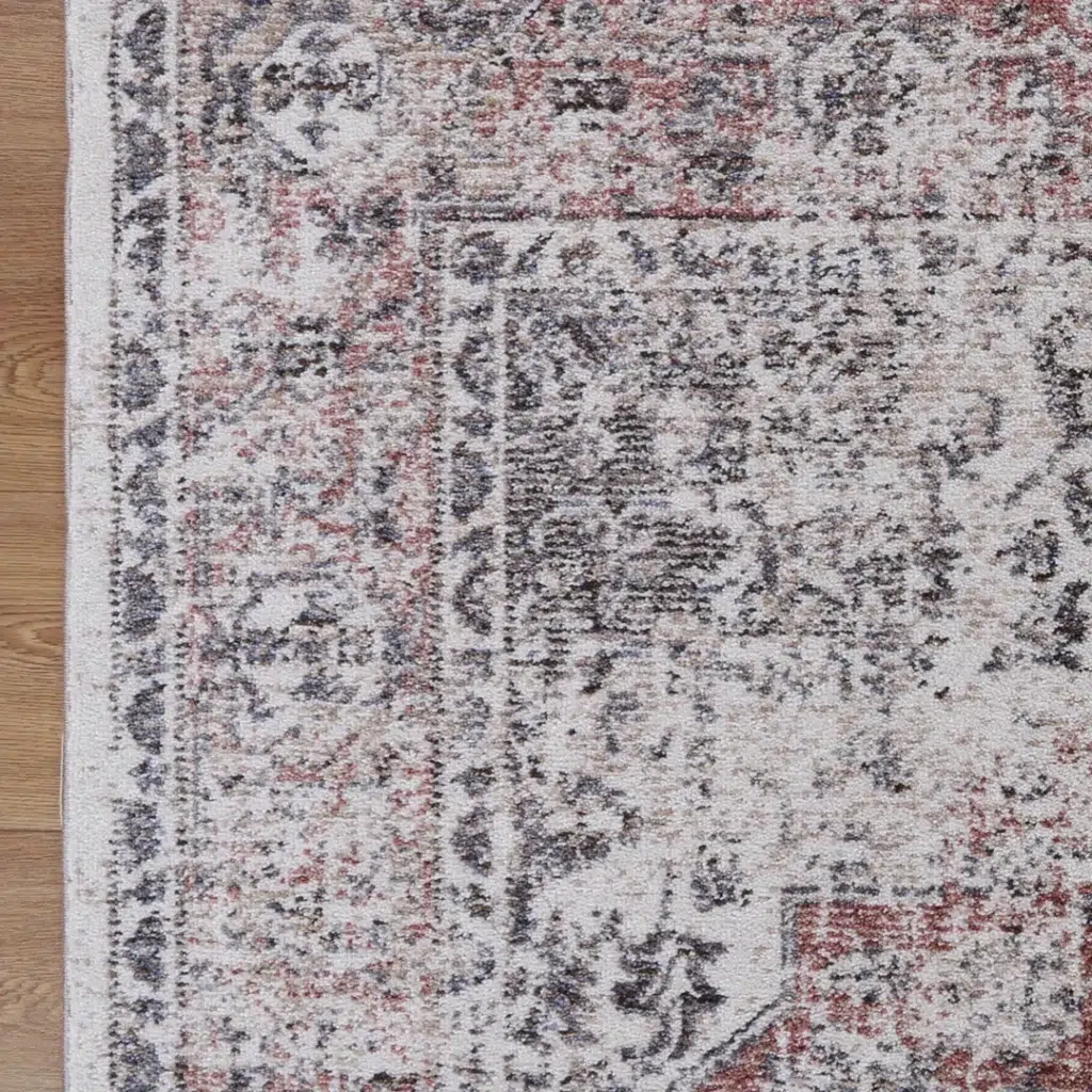 Provence Abstract Rug - Cream & Light Grey for Modern Living Room