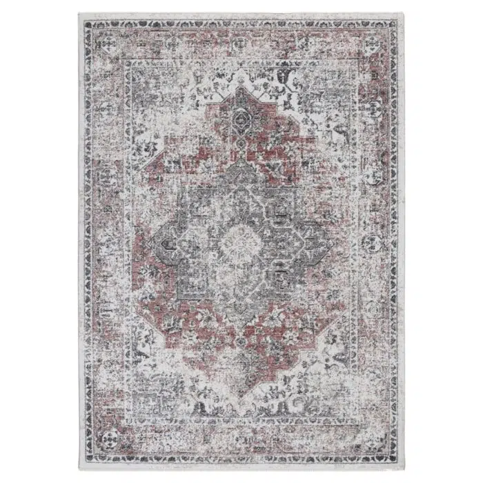 Provence Sunwashed Cream & Light Grey Abstract Rug