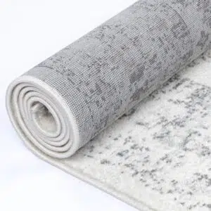 Provence Trellis Cream Light Grey Rug: Elegant, Durable Design