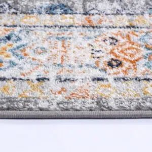 Provence Interlocking Grey & Terracotta Rug