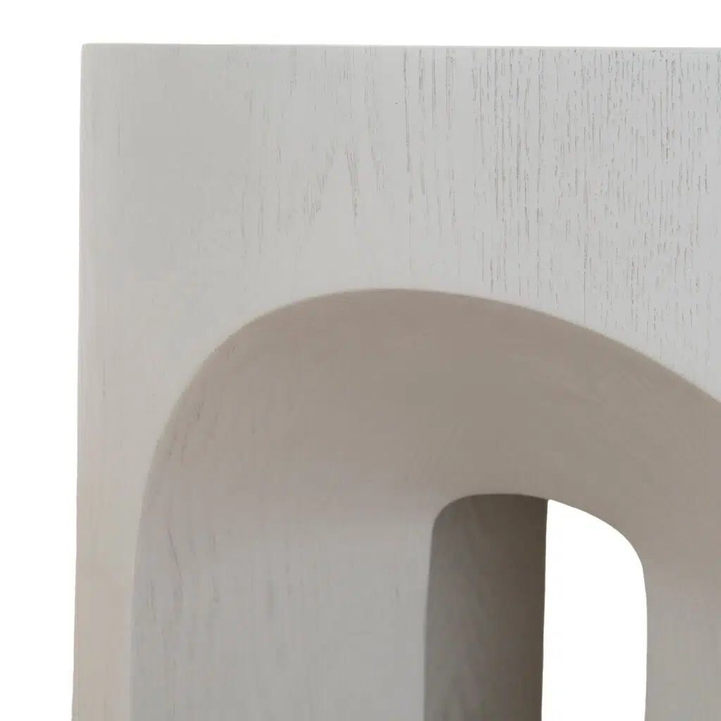 Pryla 49.5cm Round Side Table - Light Grey Modern Design, Durable Fiberglass