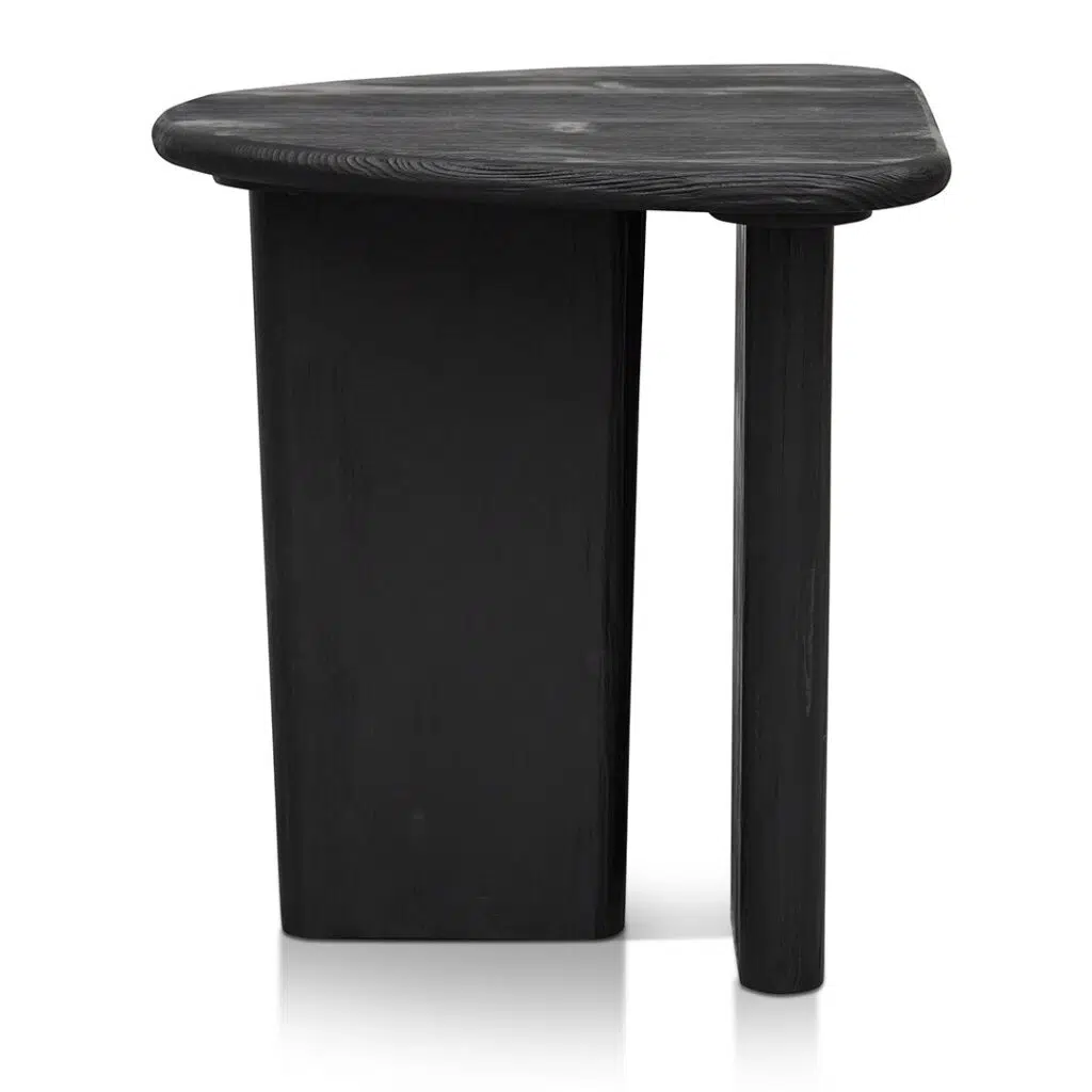 Ylena Side Table Black Minimalist Eco-Friendly Design