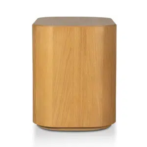 Compact Dusty Oak Bedside Table with Storage Solutions
