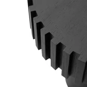 Sory 50cm Round Side Table Full Black Modern Design