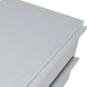 Varo Full White Bedside Table with Drawers – Modern Storage Design