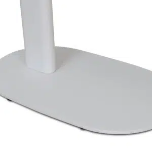 Fira 60cm White Marble Side Table Modern Design