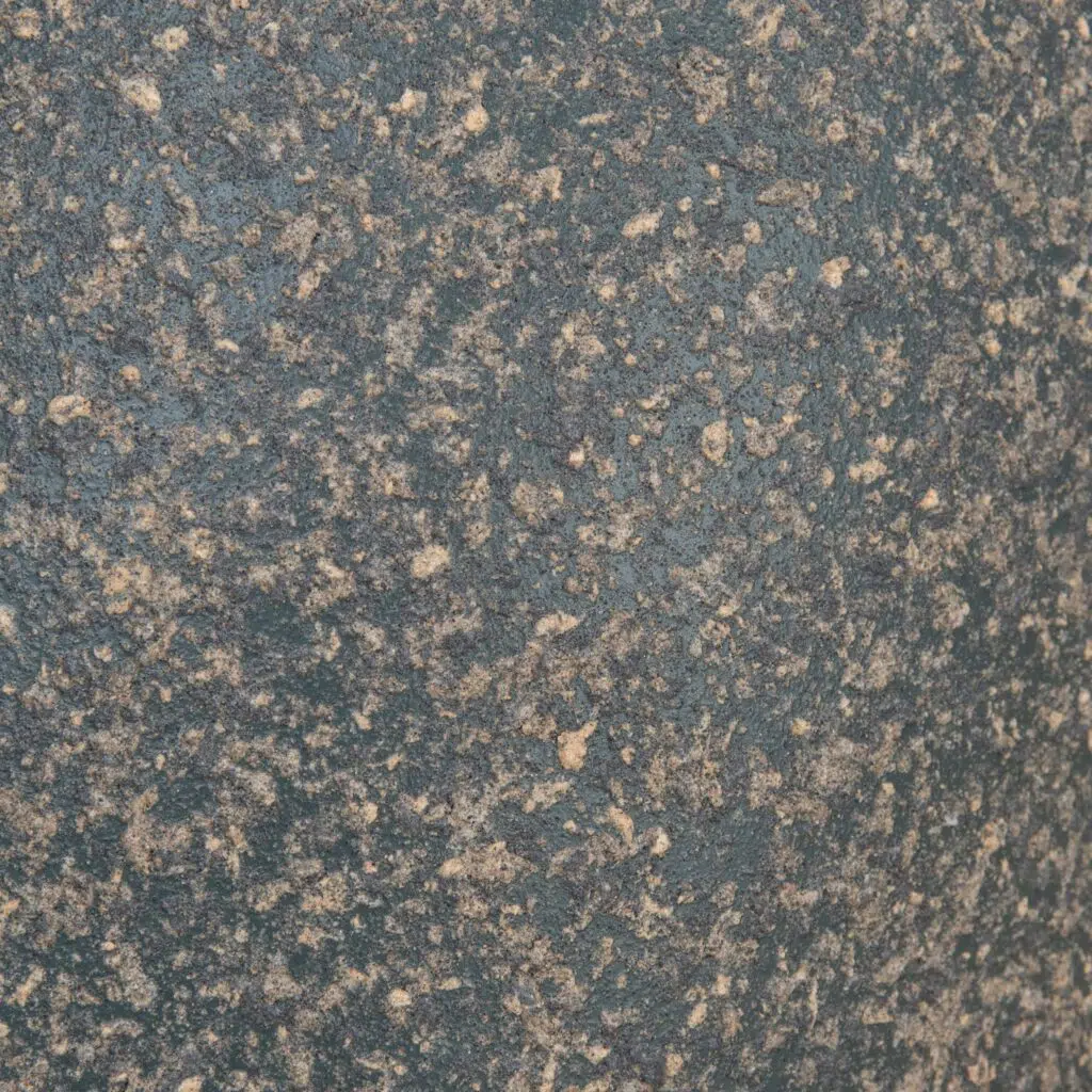 Nina 42cm Fibre Glass Side Table - Charcoal Latte, Waterproof Stone Texture