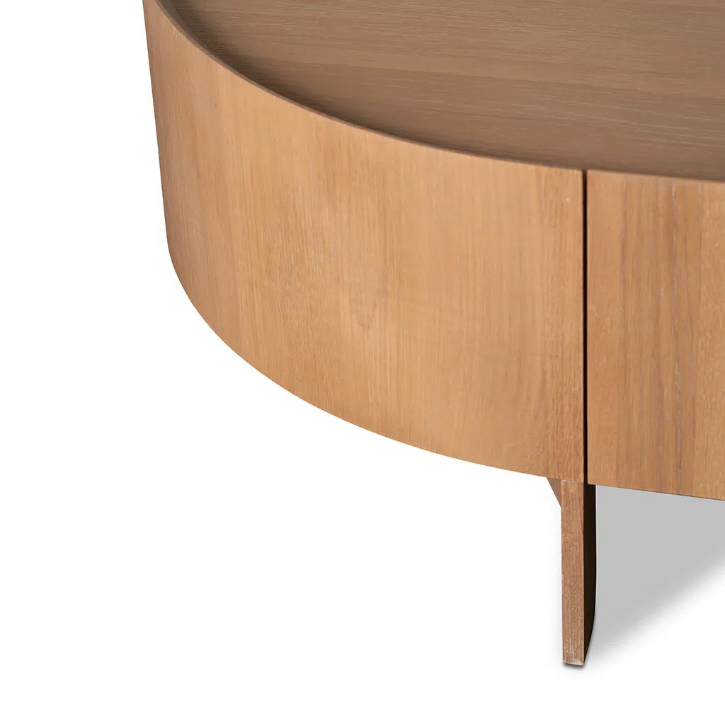 Olyra 2m TV Storage Cabinet Dusty Oak Modern Design