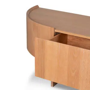 Olyra 2m Storage Cabinet - Dusty Oak, Durable Wood, Elegant Design