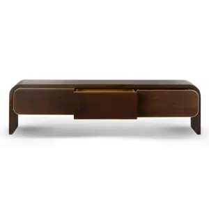 Wylon 2m TV Entertainment Unit Walnut Minimalist Design