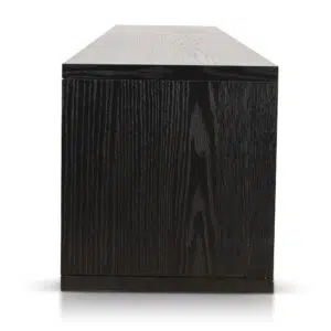 Naroa 2m Textured Espresso Black TV Entertainment Unit