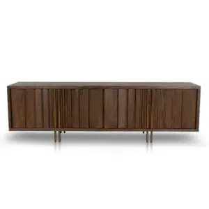 Mira 2m TV Entertainment Unit – Caramel Oak Storage & Modern Design