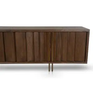Mira 2m Caramel Oak TV Unit – Modern Industrial Storage
