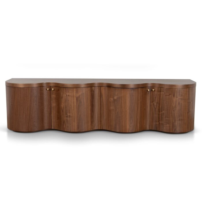 Tira 2.15m Light Walnut TV Entertainment Unit – Modern Design