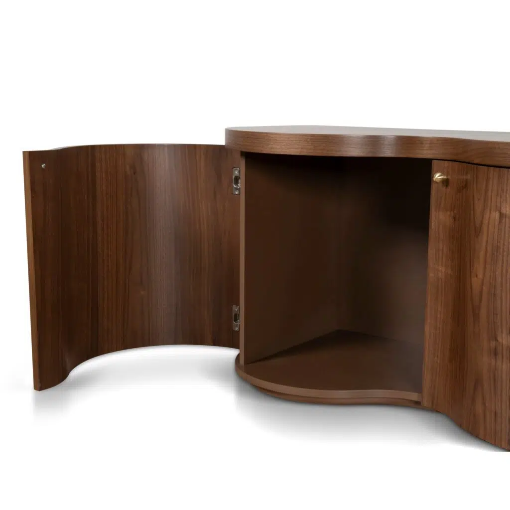 Tira 2.15m Light Walnut TV Unit with Storage