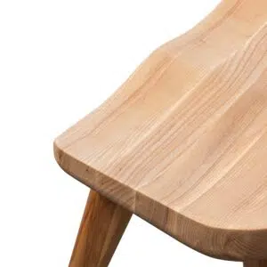 Vena 45cm Natural Barstool – Durable Wood Design