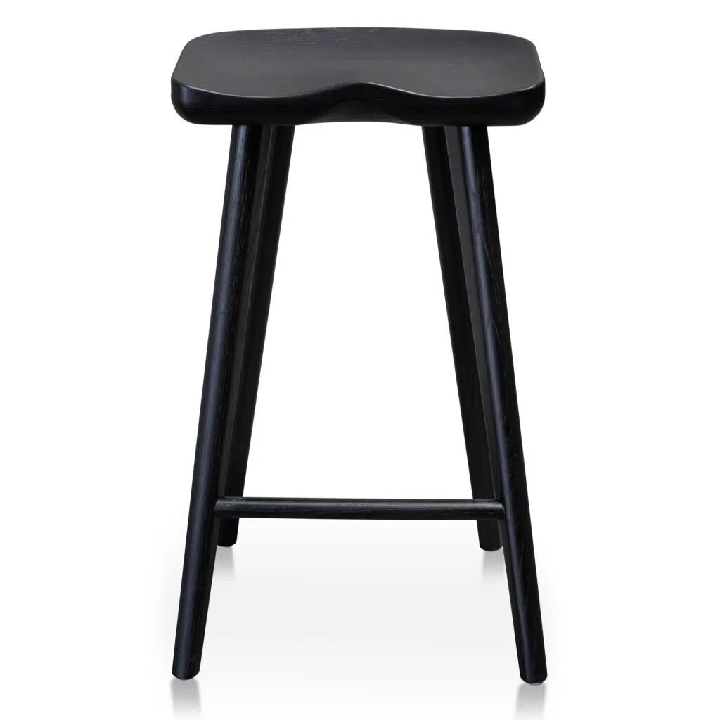 Max Black Bar Stool Set of 2 Modern Kitchen Design