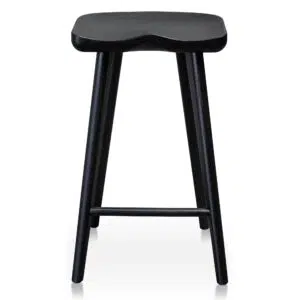 Max Black Bar Stool Set of 2 Modern Kitchen Design