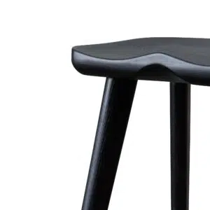 Max Black Bar Stool Set of 2 Modern Kitchen Design