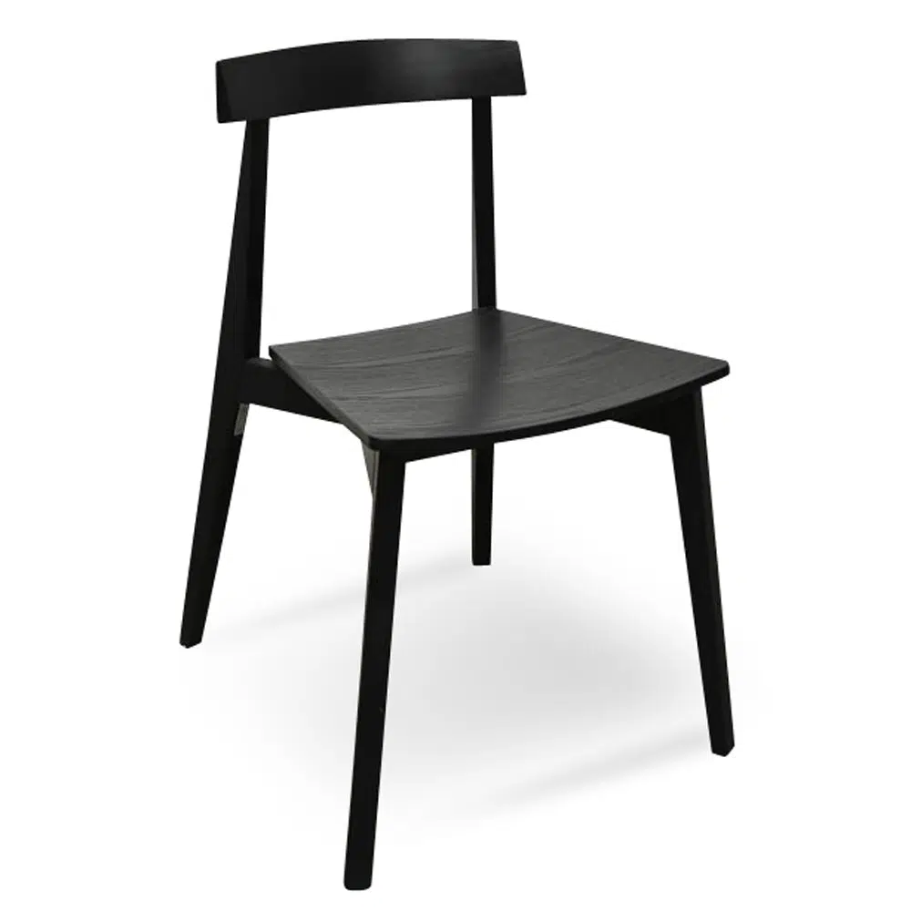 Fovi Modern Black Dining Chair Set of 2