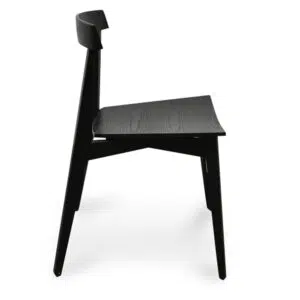 Fovi Black Dining Chair Set of 2 Modern Elegance