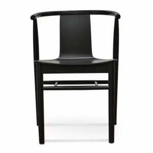 Kavi Dining Chair Black Shell Black Seat Set of 2
