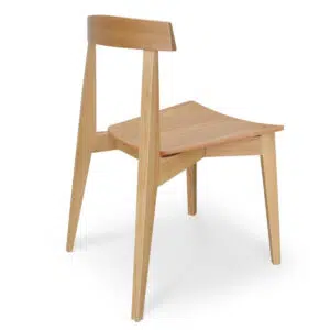 Meni Dining Chair Natural Set of 2 Modern Design