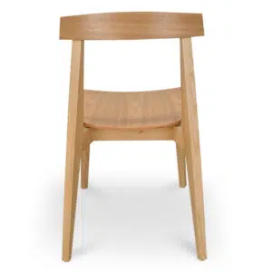 Meni Dining Chair Natural Set of 2 Modern Ergonomic Design