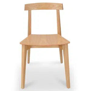 Meni Natural Dining Chair Set of 2 - Modern Ergonomic Design