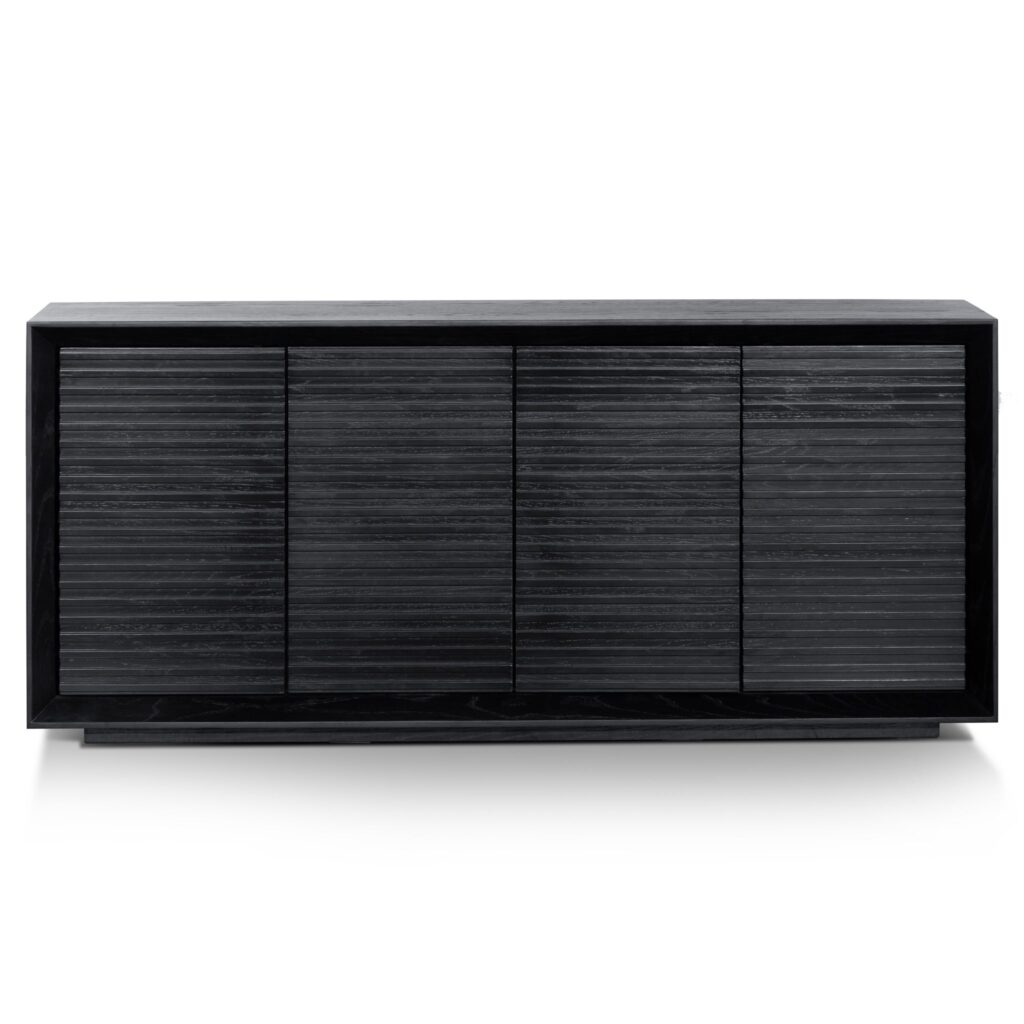 Black Oak 1.8m Sideboard Modern Storage Design