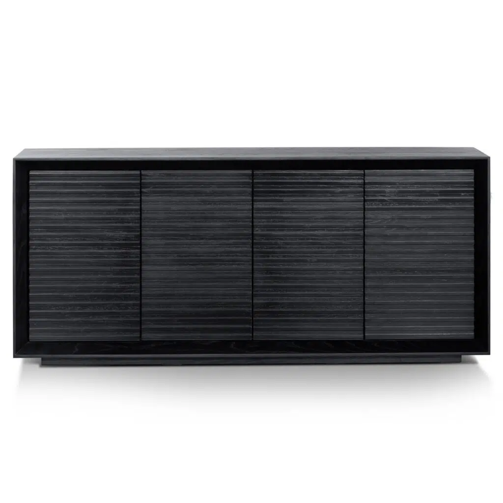 Black Oak 1.8m Sideboard Modern Storage Design