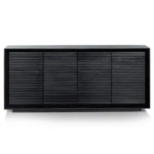 Black Oak 1.8m Sideboard Modern Storage Design