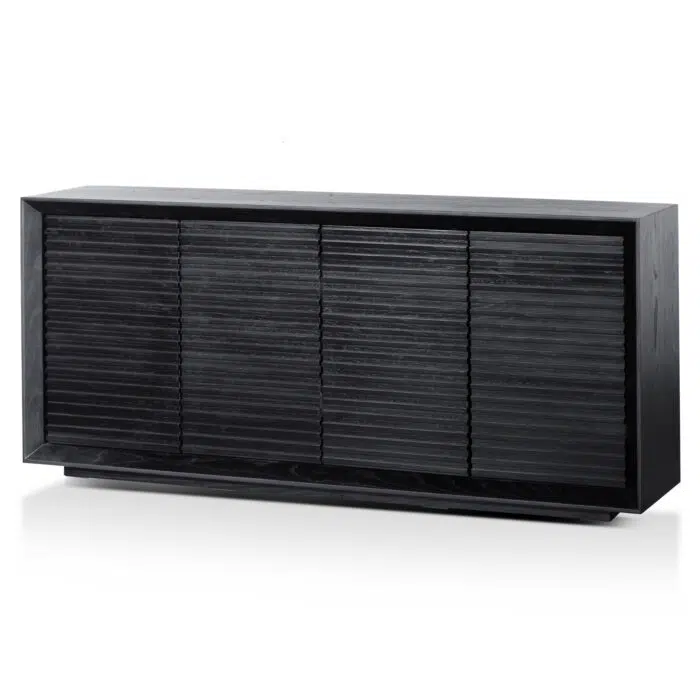 Veny 1.8m Wooden Sideboard – Black Oak (Last One)