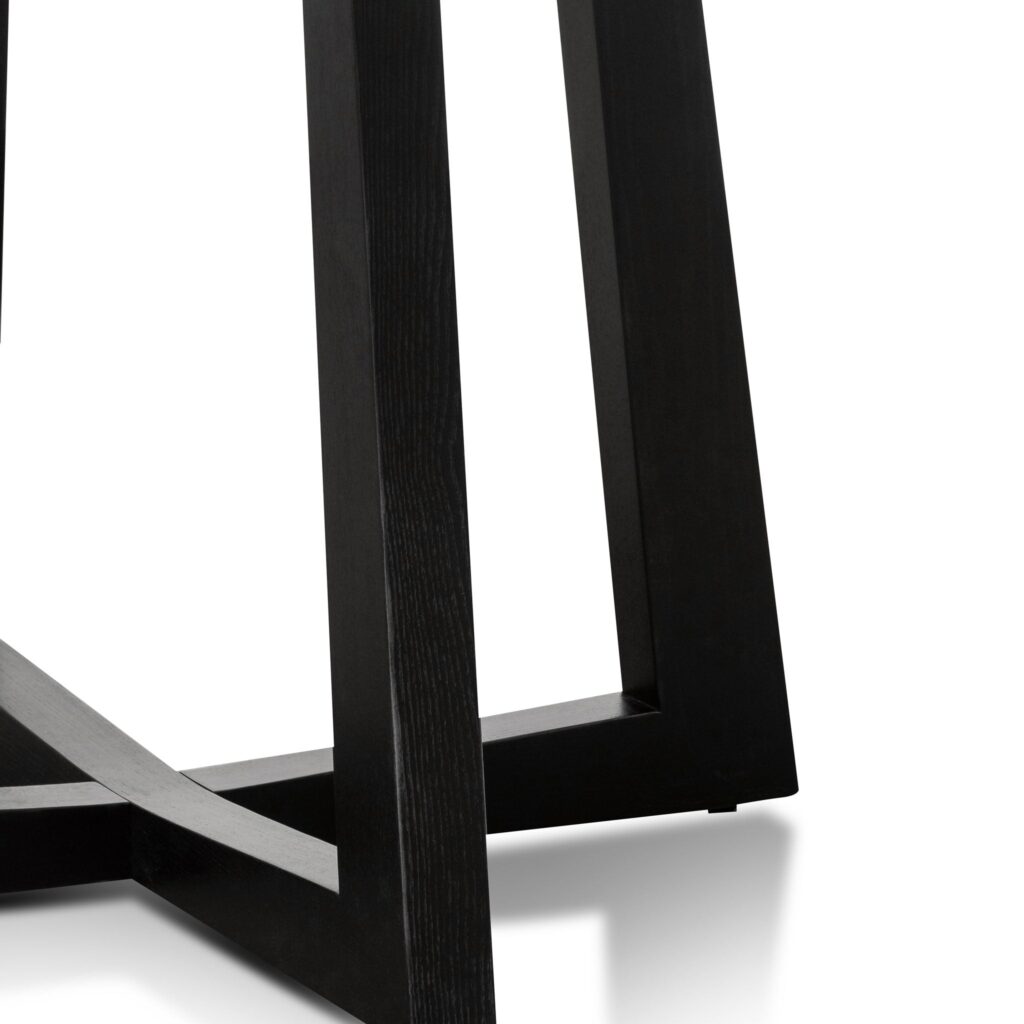 Nyven 1.5m Black Marble Dining Table
