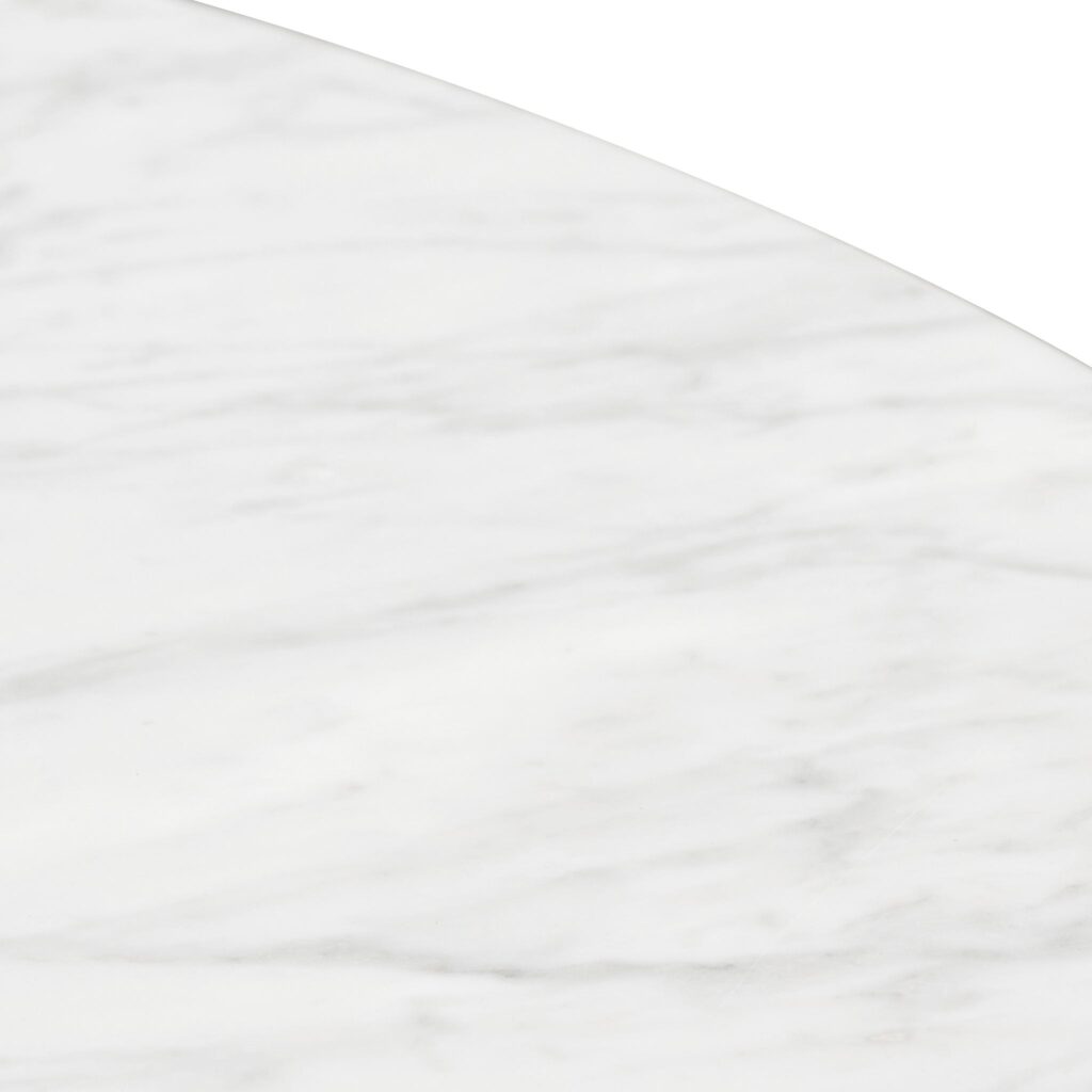 Nyven 1.5m Round Black Marble Dining Table